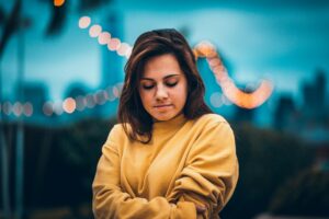 concerned woman